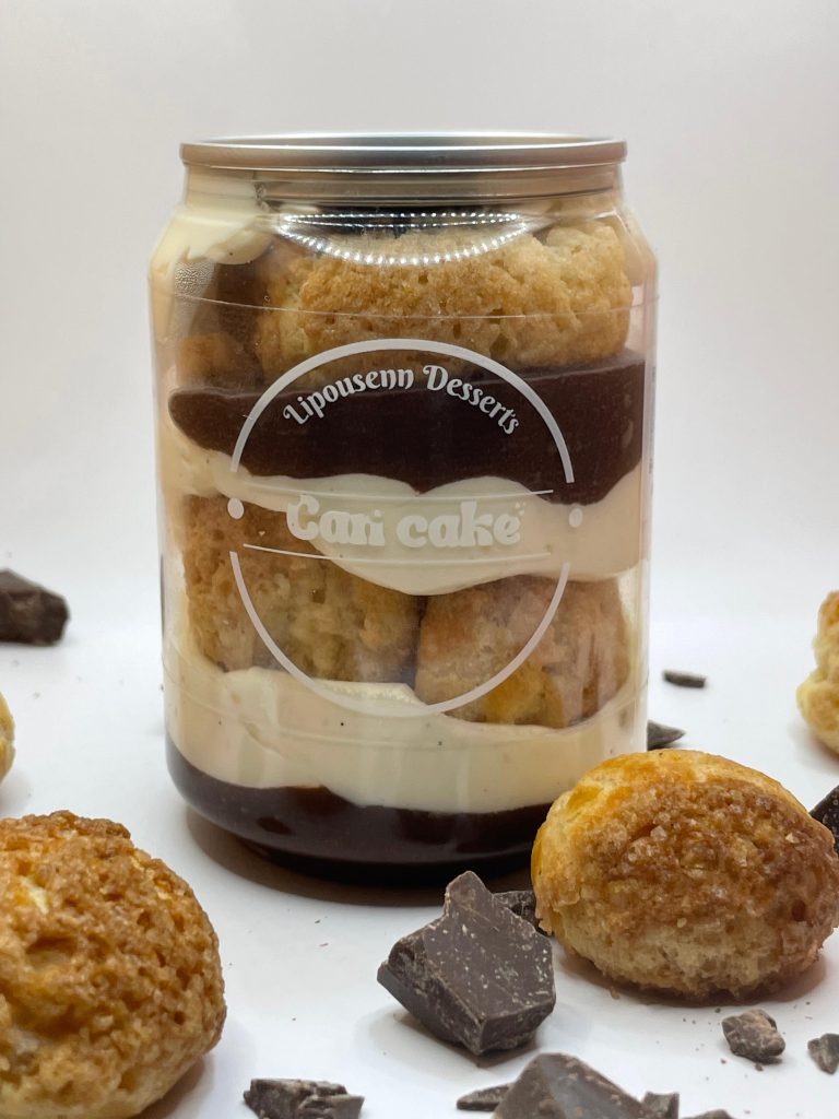 Profiteroles aux chocolat et crème pâtissière