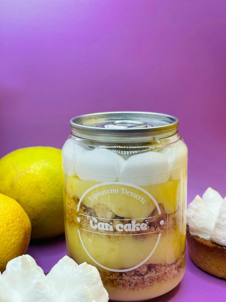 tarte citron meringuée en canette